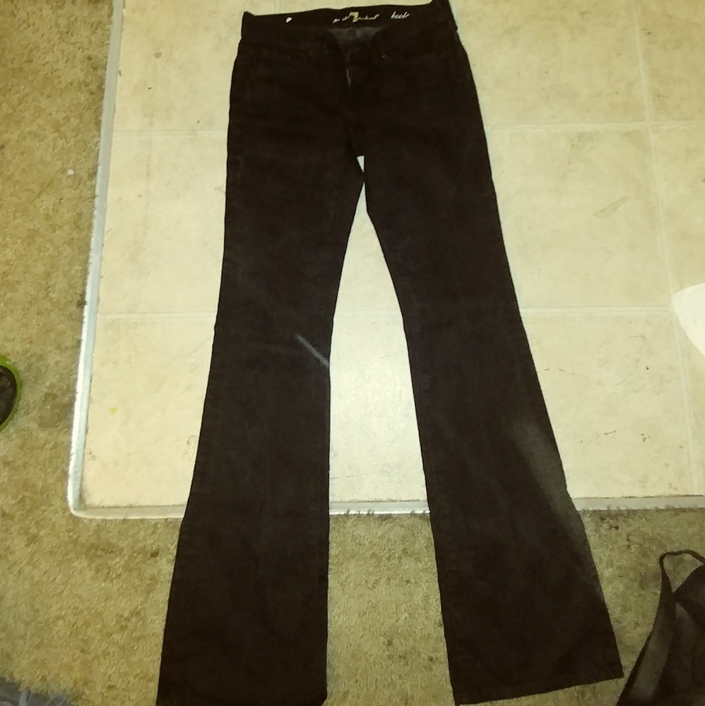 Black bootcut jeans